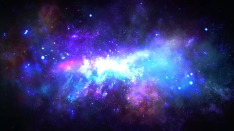 Space Galaxy Sky Stock Footage 61463254
