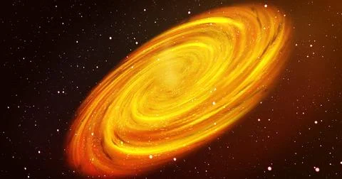 Space galaxy with star in fire colored background. Galaxy space background .. Stock Illustration