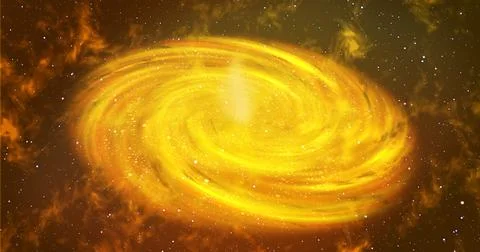 Space galaxy with star in fire colored background. Galaxy space background .. Illustration
