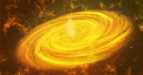 Space galaxy with star in fire colored background. Galaxy space background .. Stock Illustration