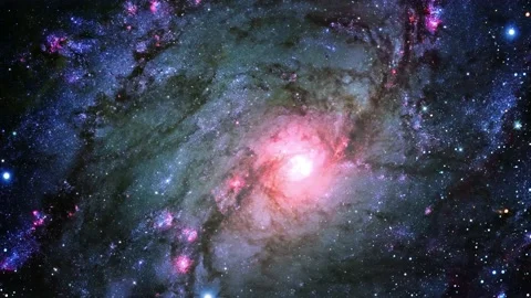 Space Galaxy Star Nebula Motion Background Stock Footage 165434595