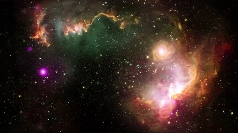 Space Galaxy Star Nebula Motion Background Stock Footage 165434665