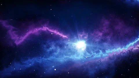 Space Galaxy Star Nebula Motion Background Stock Footage 165434769