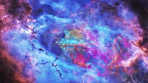 Space Galaxy Star Nebula Motion Background Stock Footage 165434829