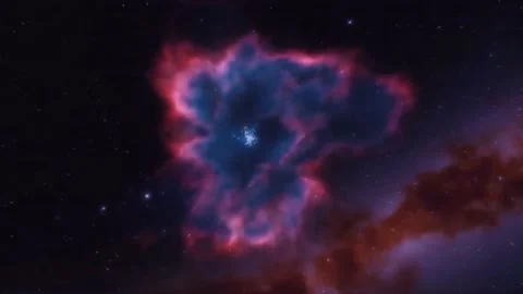 Space Galaxy Star Nebula Motion Background Stock Footage 165434993
