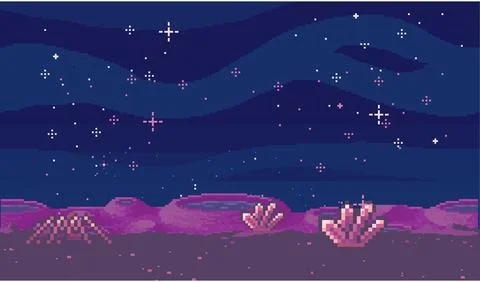Space game. Each bit progress in game brings you closer to unlocking new cosmic Stock Illustration