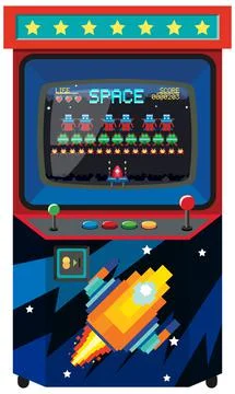 Space game user interface template イラスト素材