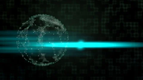 Space genetic concept. Abstract background where we can see a birth of new Stock Footage 121921710