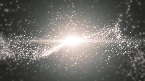 Space gray background with particles. Space silver dust with stars. Sunlight  Vídeos de archivo 82448666
