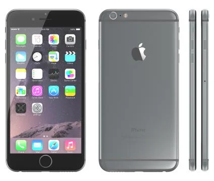 Space gray iphone 6 Illustrazione stock