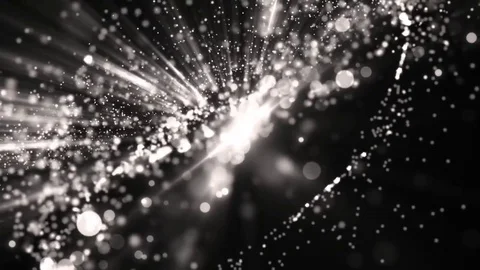 Space grey background with particles. Stock Footage 71264025
