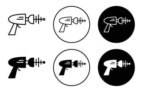 Space gun icon Stock Illustration