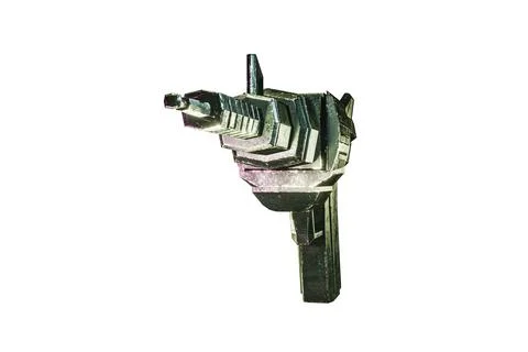 Space gun isolated on white Stock Illustration