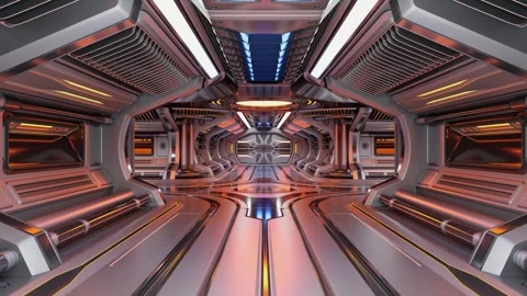 SPACE HALL 4 Stock Footage 255481934