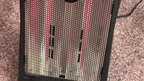 Space Heater - Heating Element - Bettendorf, Iowa - January 21, 2025 Stock Footage 299653457