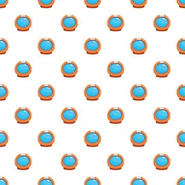 Space helmet cartoon seamless pattern for background design 스톡 일러스트