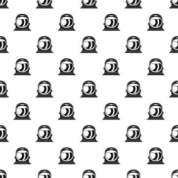 Space helmet pattern vector 스톡 일러스트
