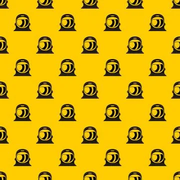 Space helmet pattern vector 스톡 일러스트