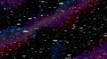 Space horizontal warp speed hyperspace travel through starfield nebula l-r HD Footage