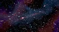 Space hyperspace travel through starfield nebula HD Footage