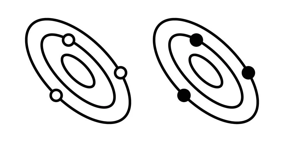 Space icon or illustration vector symbols Stock Illustration