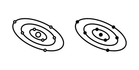 Space icon symbol. Flat Vector illustration Stock Illustration
