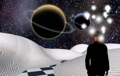 Space ideas Stock Illustration