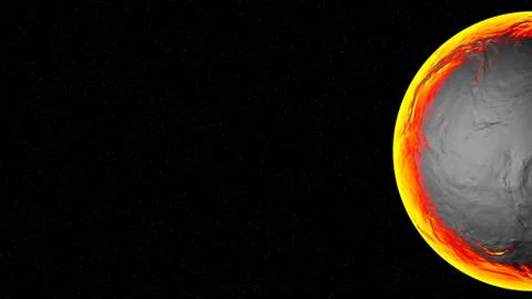 In space Stock Illustration