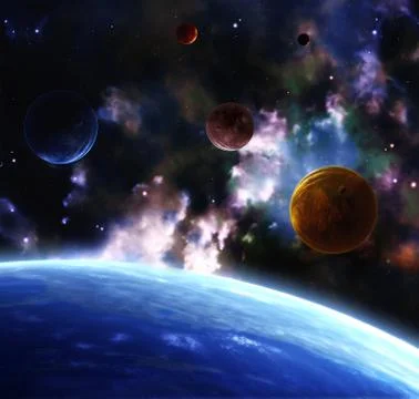 Space Stock Illustration