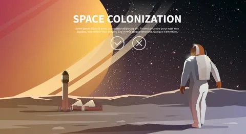 Space illustration Stock Illustration