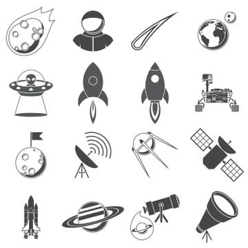 Space, Illustration series Stock Illustration