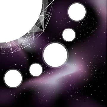 Space infographic Stock Illustration