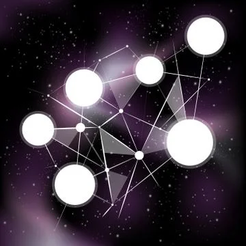 Space infographic Stock Illustration