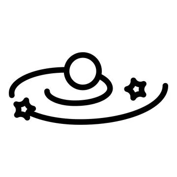 Space integrity icon outline vector. Purpose core Stock Illustration