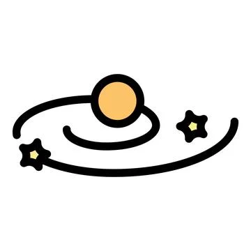 Space integrity icon vector flat Stock Illustration