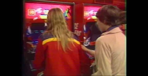 Space Invaders Arcade Game Craze – Australia (1981) Stock Footage 319421656
