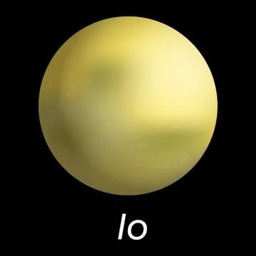 Space io icon, realistic style Stock Illustration