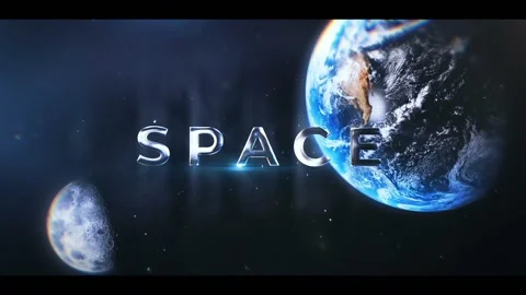 Space Journey - Titles Logo Opener Stock After Effects