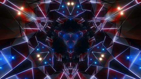 Space Kaleidoscope background Stock Footage 102429972