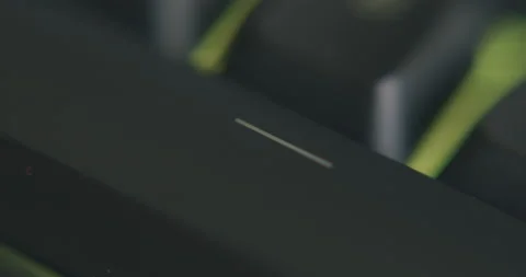 "Space" key being used - 60FPS RGB Keyboard Video stock 145858061