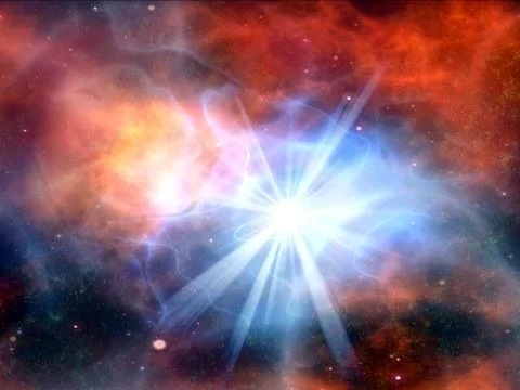 Space lensflare Stock Illustration