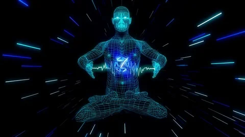 Space Levitate Looping Animation Stock Footage 73609666