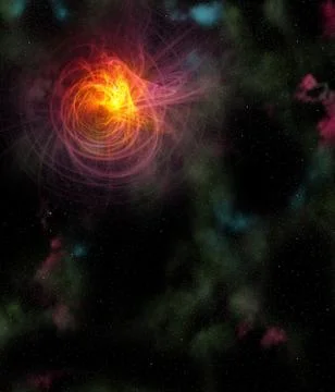 Space with light Stock Illustration