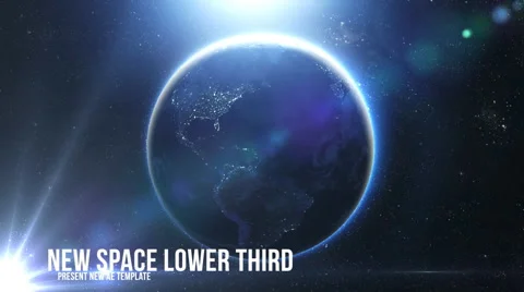 Space Light Lower Third 3 (5 pack) Stock After Effects