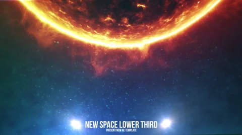 Space Light Lower Third 4 (5 pack) Stock After Effects