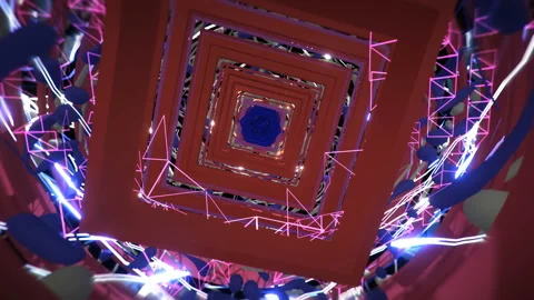 Space Lights 4K 01 Stock Footage 107142819