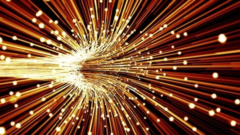 Space lines tunnel, abstract scene of flight in space. seamless loop Stock Footage 87123298