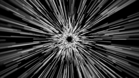 Space lines tunnel, abstract scene of flight in space. seamless loop Stock Footage 87124878