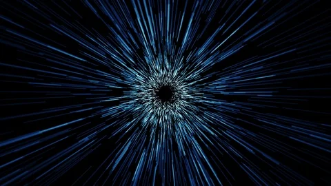 Space lines tunnel, abstract scene of flight in space. seamless loop Stock Footage 87124937