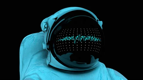 Space Man 4K 07alfa Stock Footage 111928437